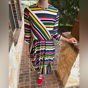 Zadie B’s Striped Midi Dress, Med